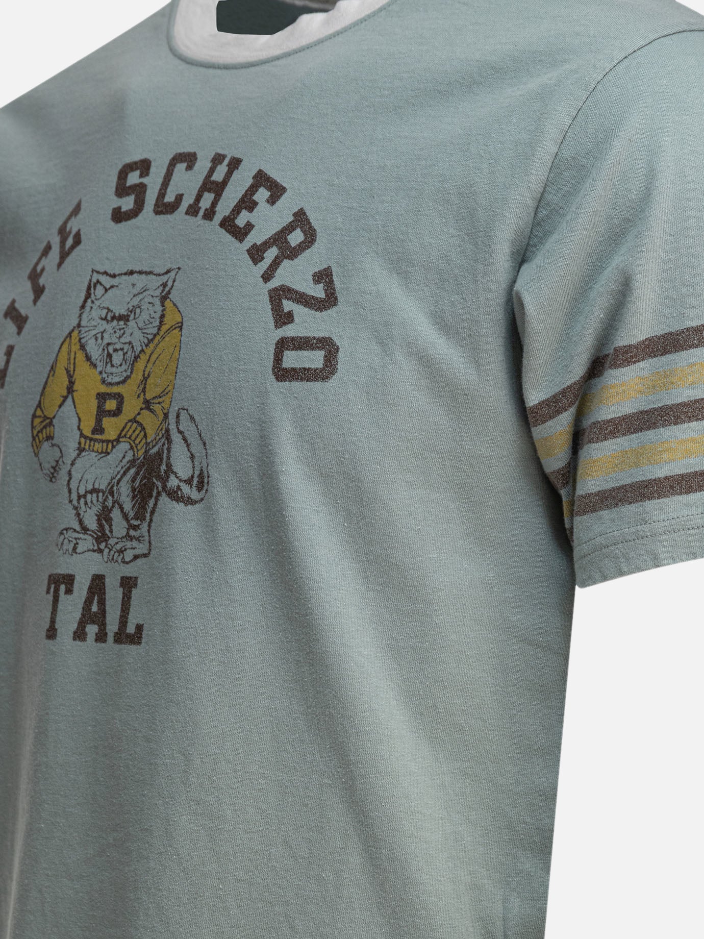 KAPITAL &quot;College CAT PITAL&quot; T-shirt 15402042_2 Light blue thumbnail_4