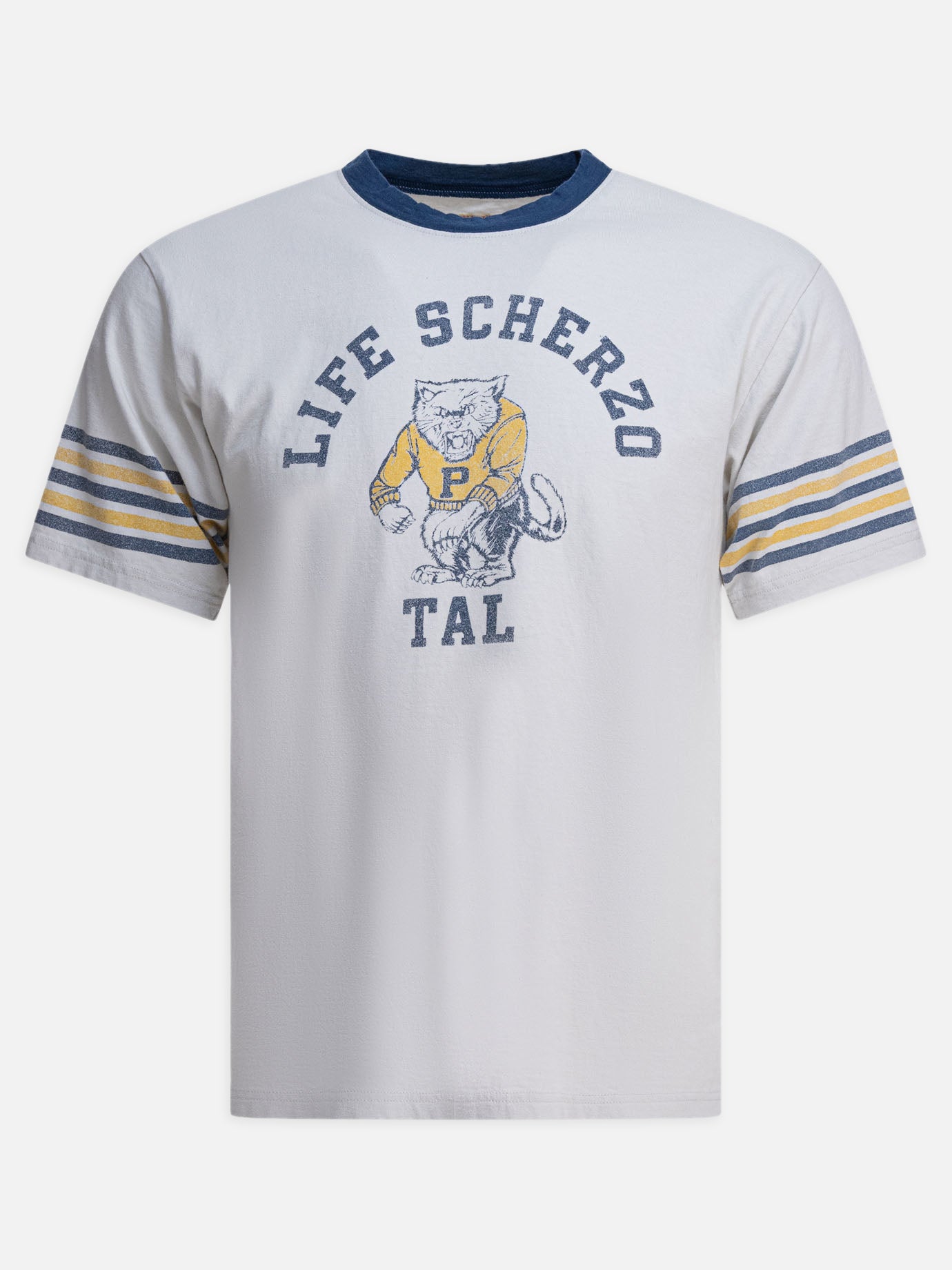 KAPITAL &quot;College CAT PITAL&quot; T-shirt 16406725_2 Grey thumbnail_1