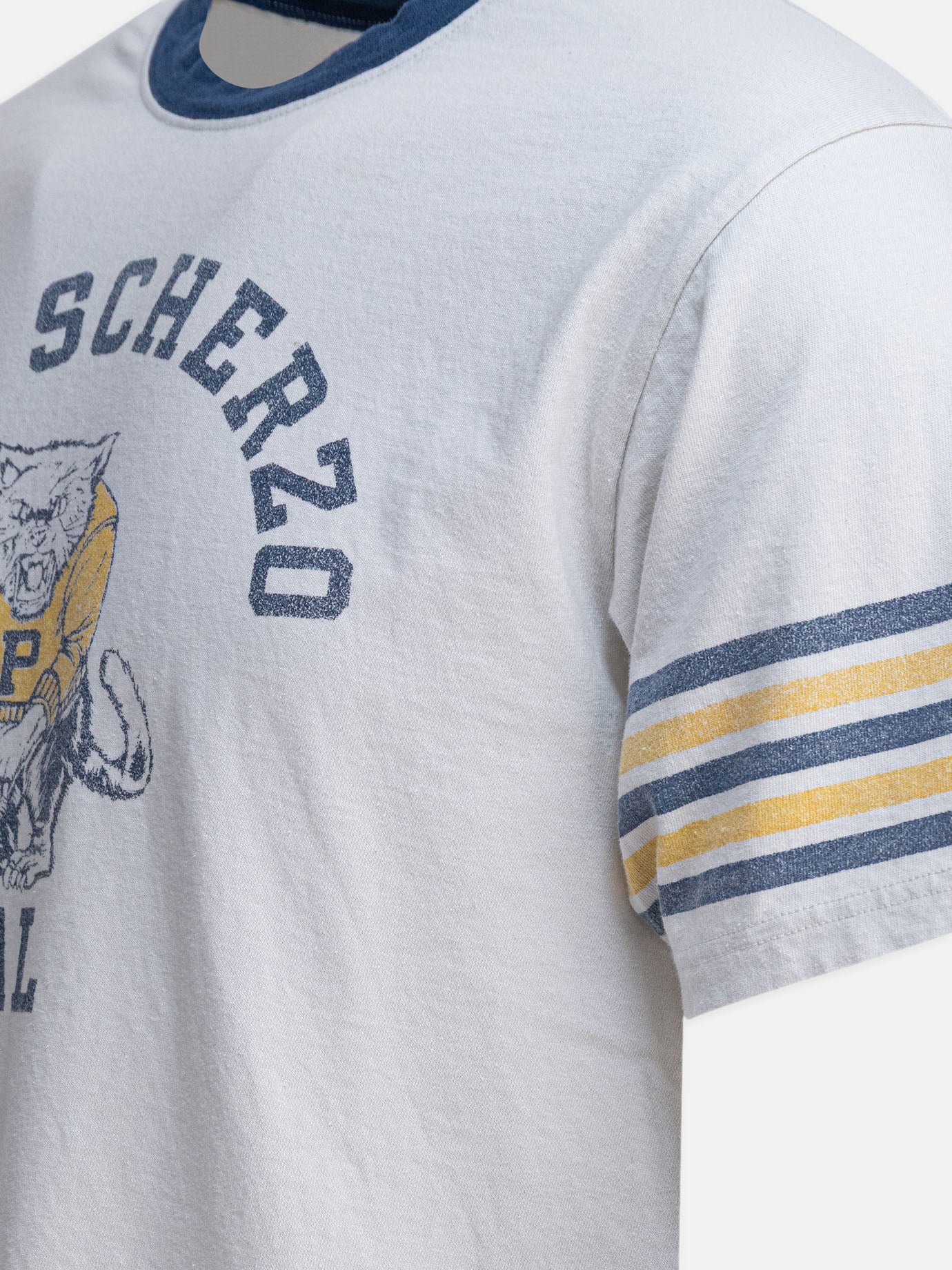 KAPITAL "College CAT PITAL" T-shirt Grey