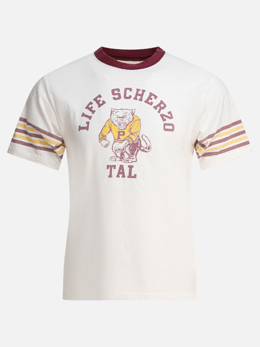 KAPITAL "College CAT PITAL" T-shirt 16430491_2 White 1