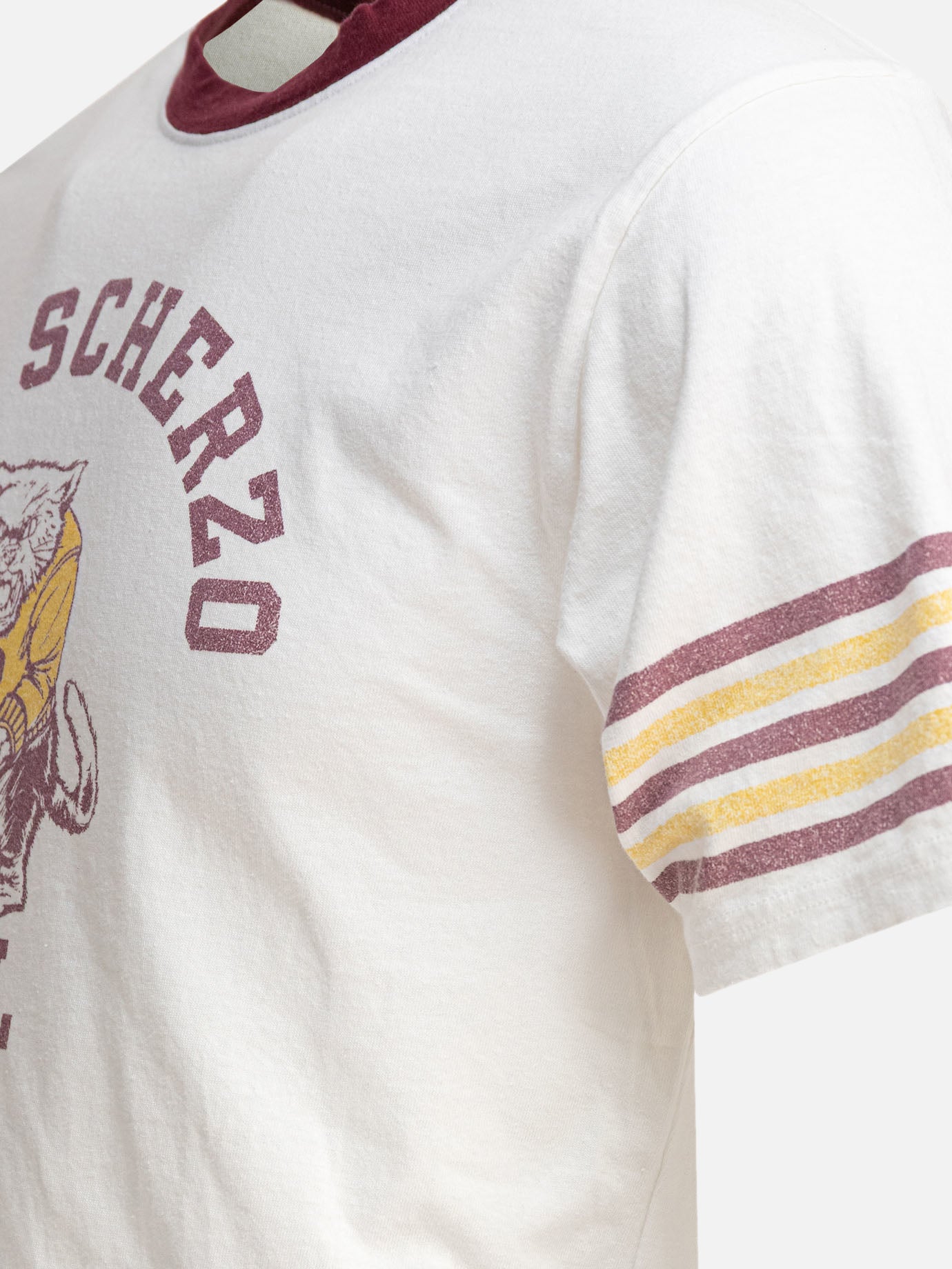 KAPITAL "College CAT PITAL" T-shirt White