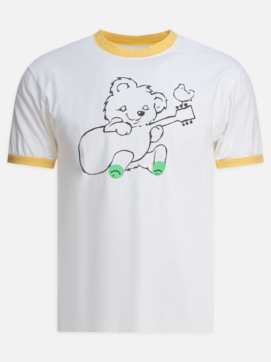 KAPITAL "Little Bear & Harmony" T-shirt 15910183_1 Yellow 1