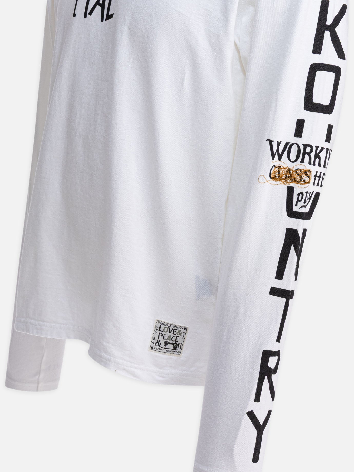 Crewneck t-shirts Print  White - KAPITAL Men | PDP | VIETTI Online Store | thumbnail_4