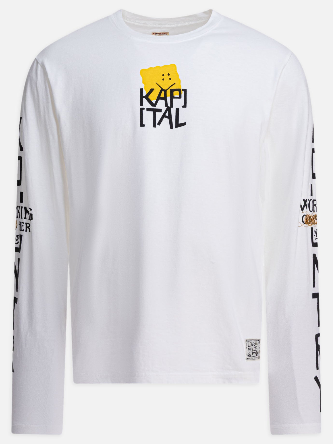KAPITAL "PECKISH KAPpt" T-shirt White