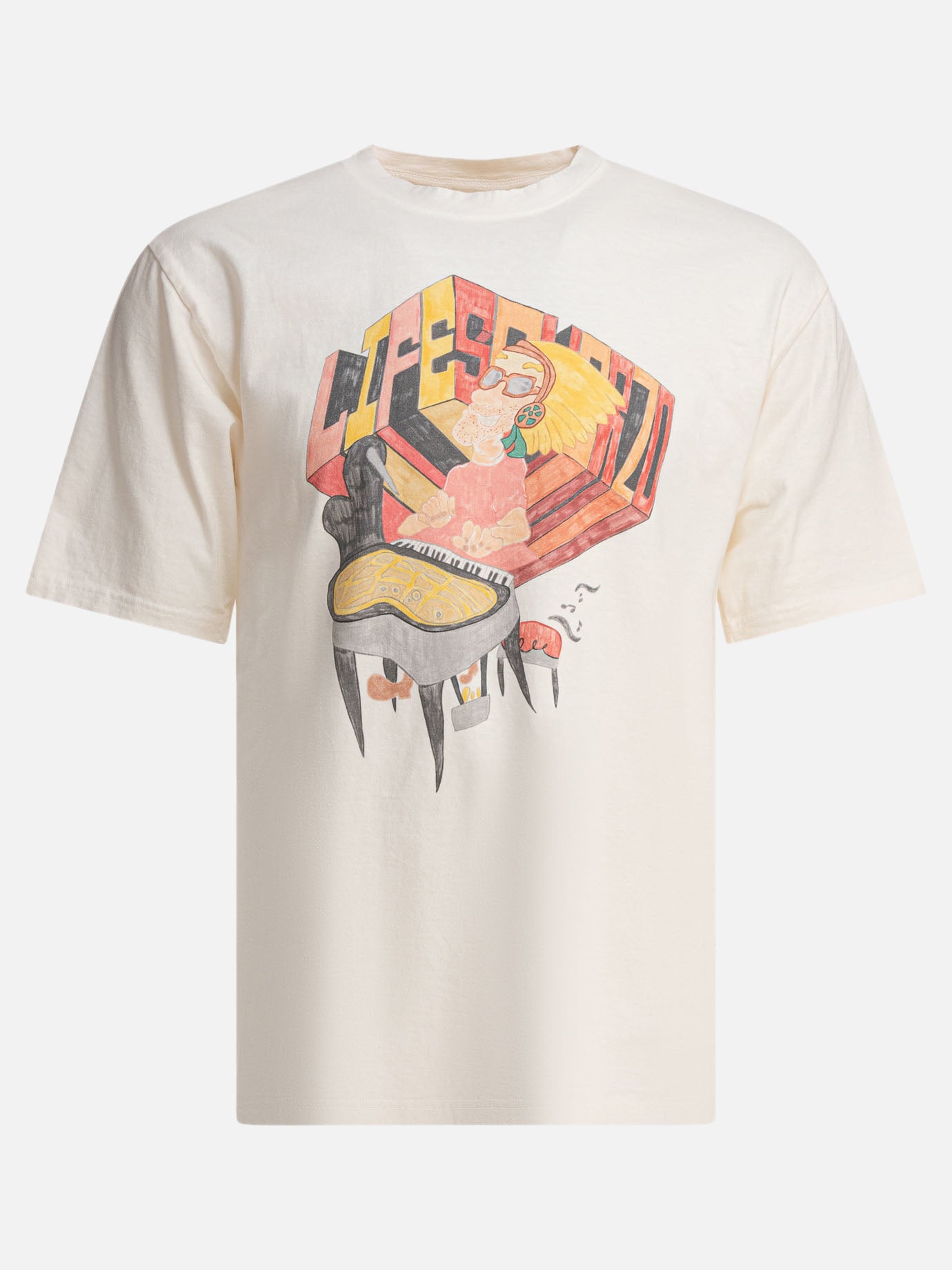 KAPITAL "Kapital Tenjiku" T-shirt Beige