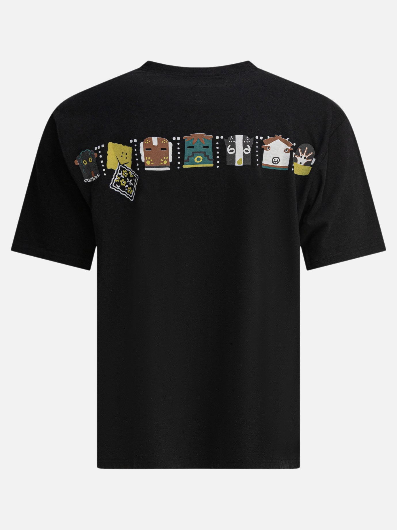 KAPITAL &quot;Peckish &amp; Kachina&quot; T-shirt 19880423_M Black thumbnail_2
