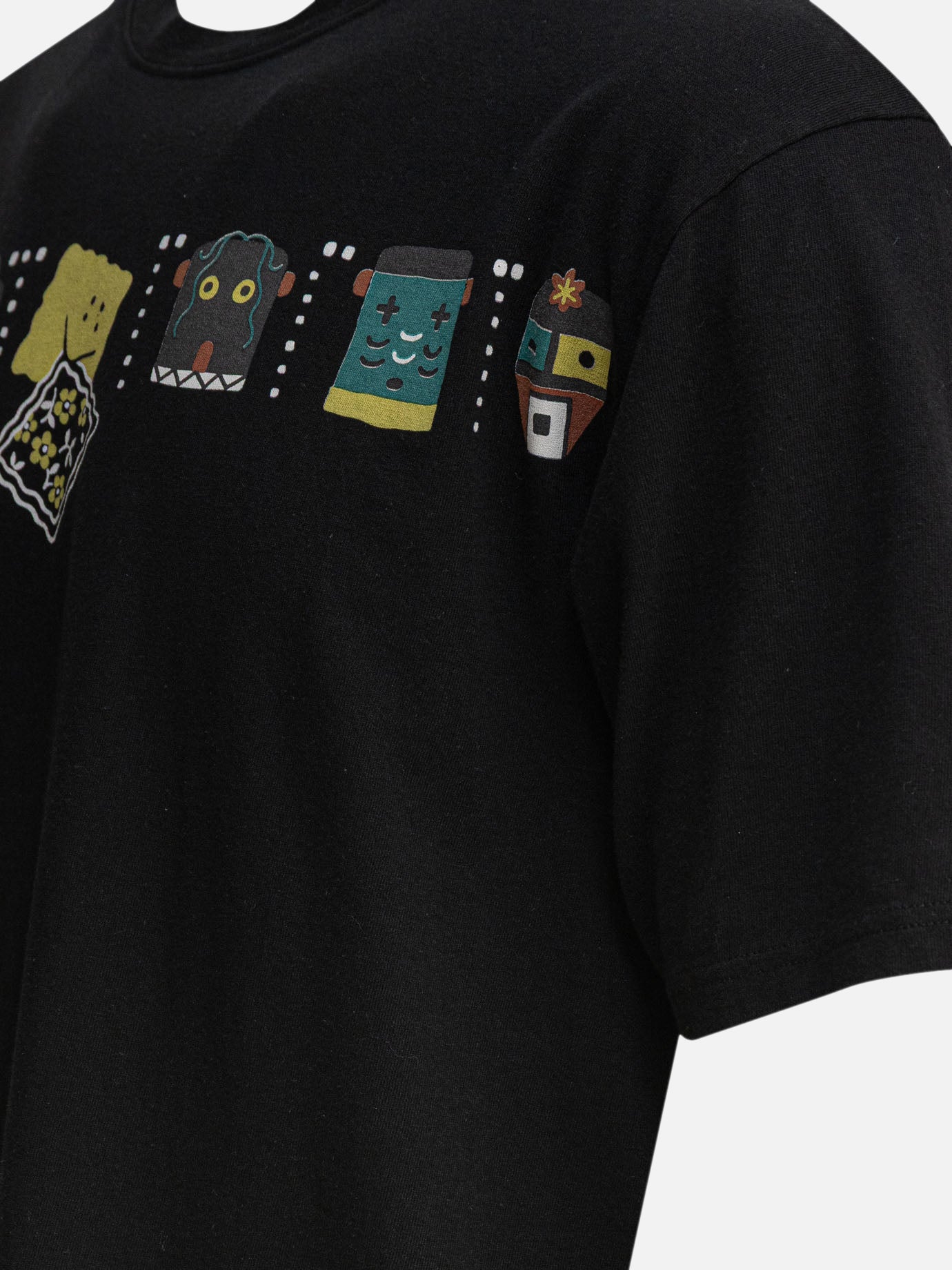 KAPITAL &quot;Peckish &amp; Kachina&quot; T-shirt 19880423_M Black thumbnail_4