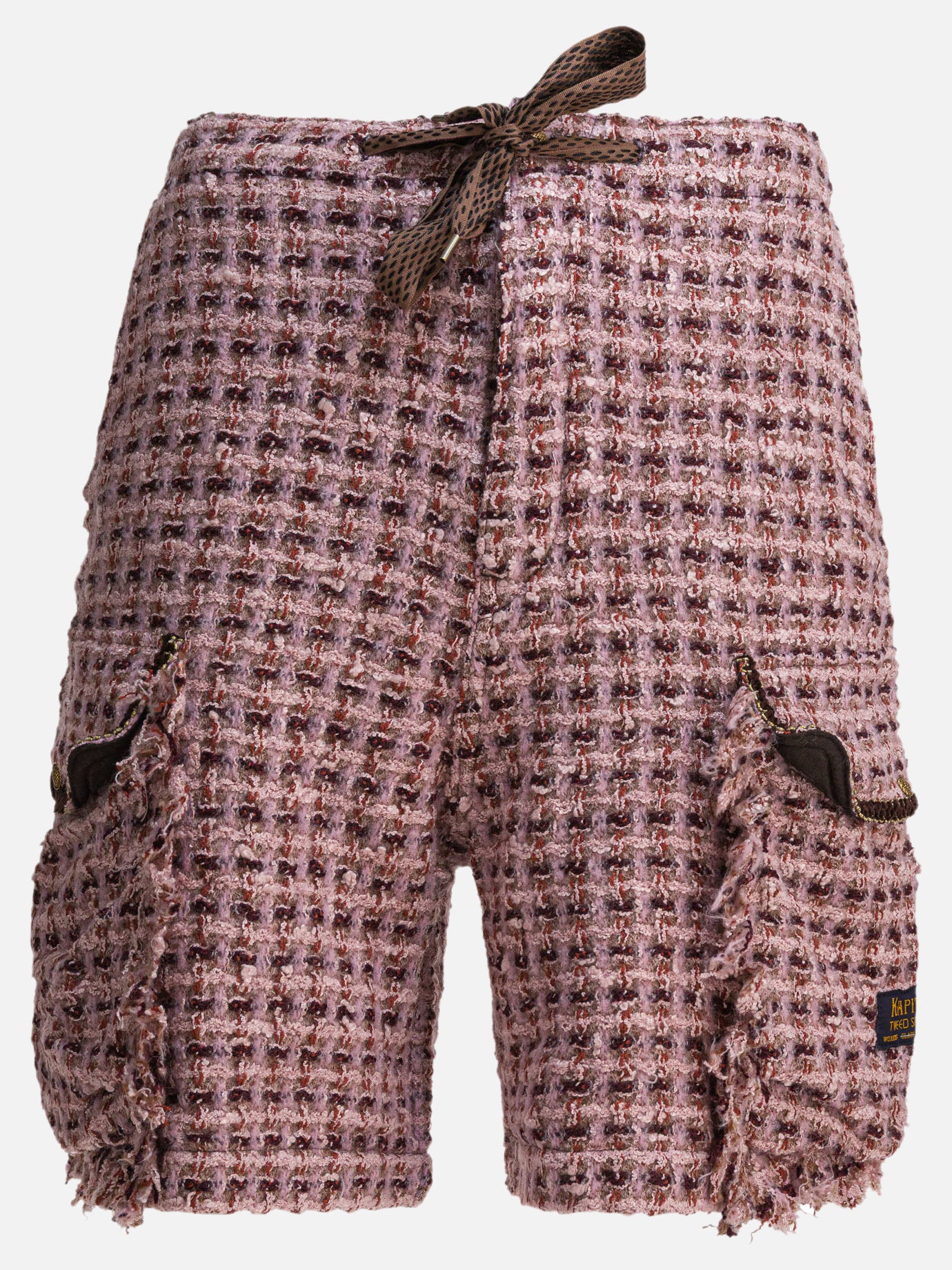 Cargo shorts Textured knit  Pink - KAPITAL Men | PDP | VIETTI Online Store | thumbnail