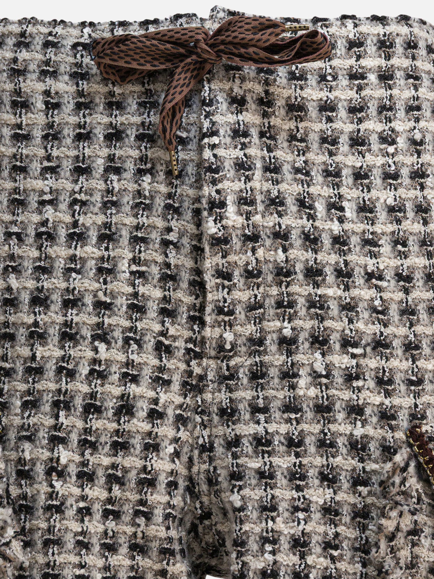 Cargo shorts Textured knit  White - KAPITAL Men | PDP | VIETTI Online Store | thumbnail_3
