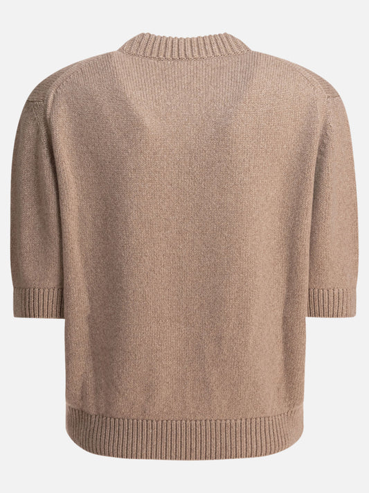Crewneck sweaters Solid colour  Beige - Khaite Women | PDP | VIETTI Online Store | 2
