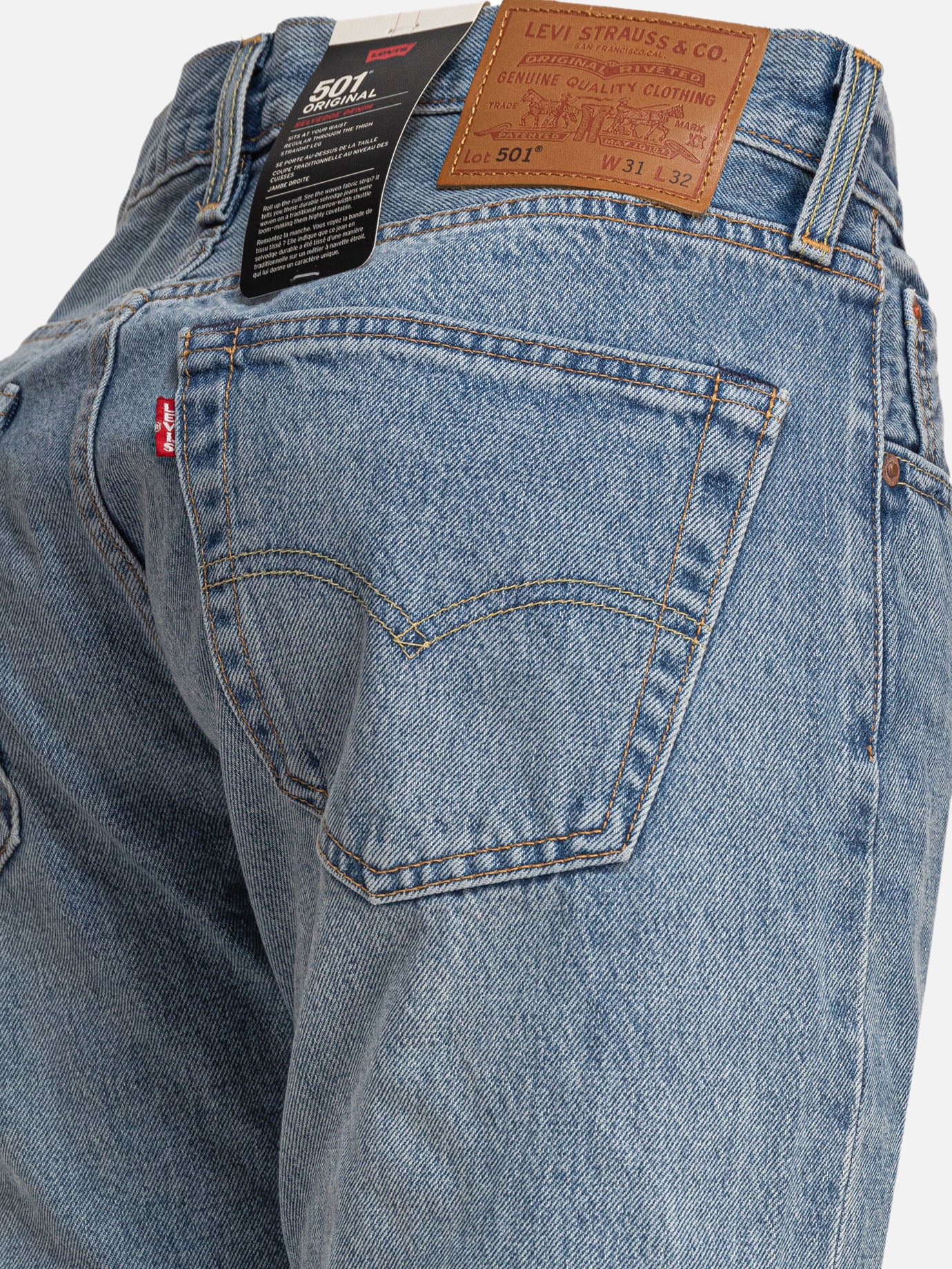 Straight-leg jeans Denim  Light blue - Levi&#39;s Men | PDP | VIETTI Online Store | thumbnail_4