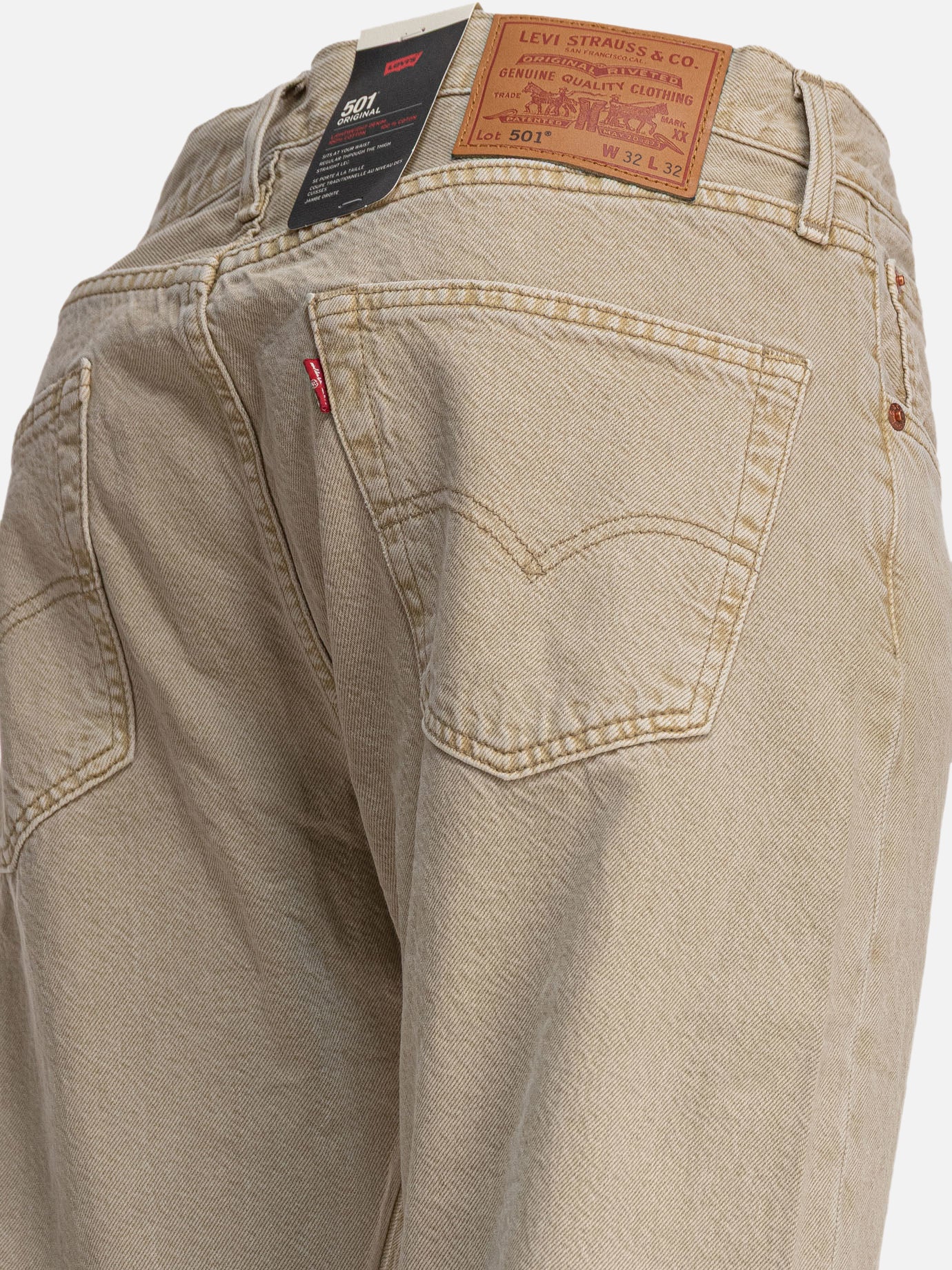 Straight-leg jeans Denim  Beige - Levi's Men | PDP | VIETTI Online Store | Zoom-Modal_4
