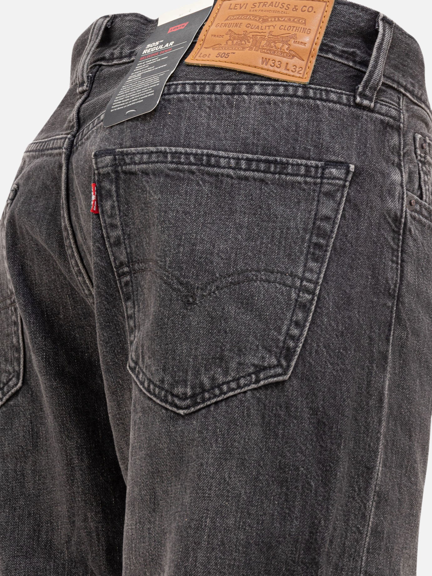 Straight-leg jeans Solid colour  Black - Levi&#39;s Men | PDP | VIETTI Online Store | thumbnail_4