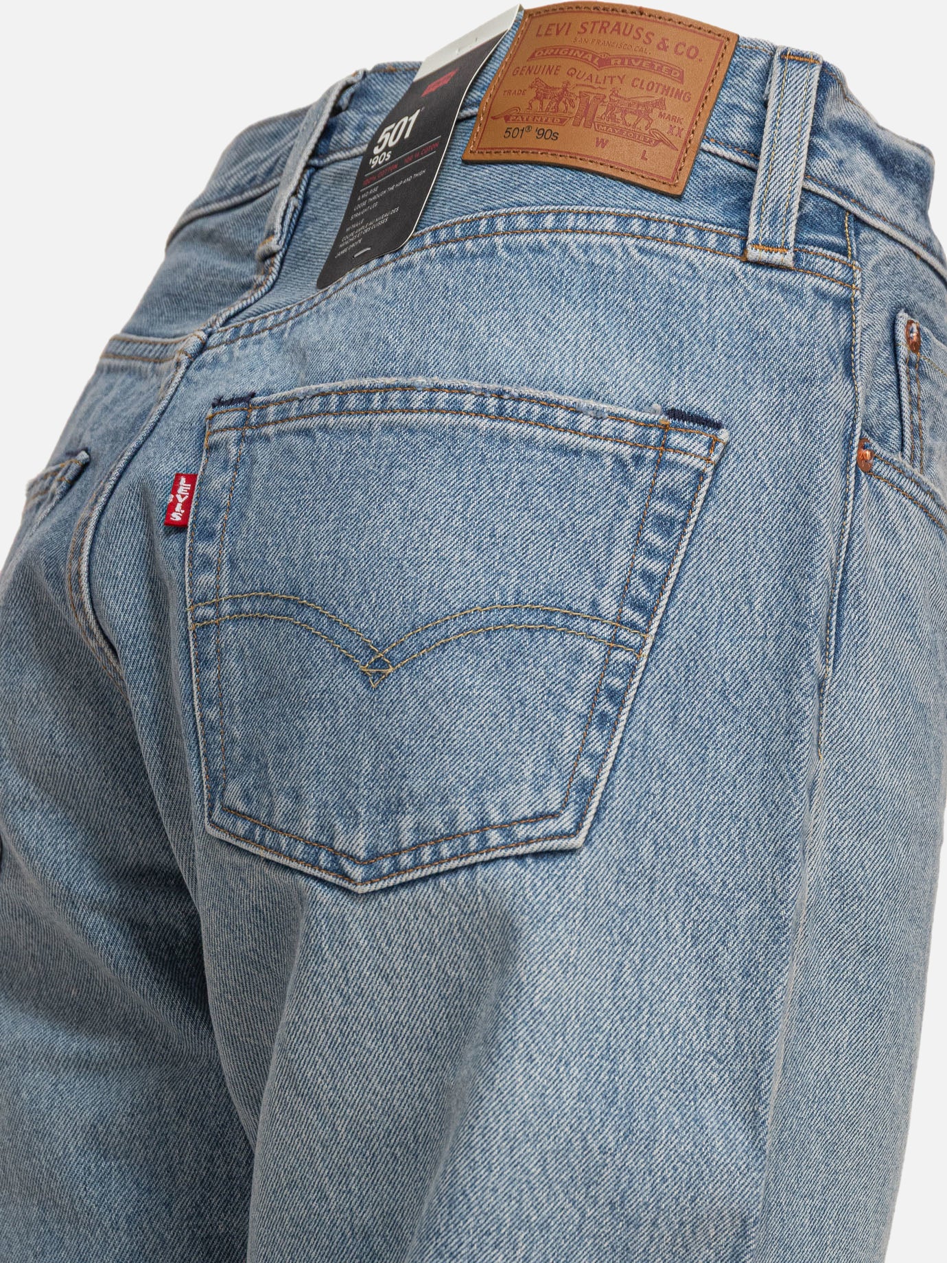 Straight-leg jeans Solid colour  Light blue - Levi&#39;s Women | PDP | VIETTI Online Store | thumbnail_4