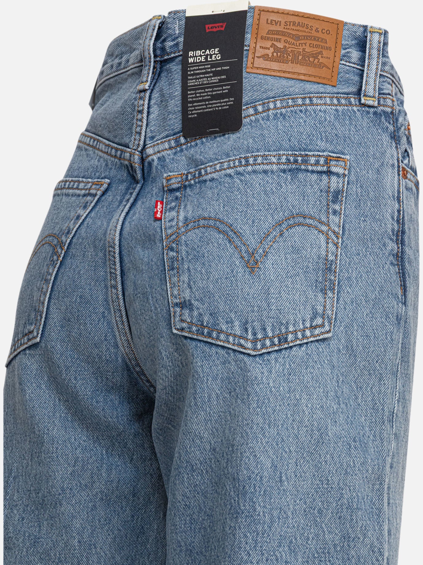 Wide-leg jeans Solid colour  Blue - Levi's Women | PDP | VIETTI Online Store | Zoom-Modal_4
