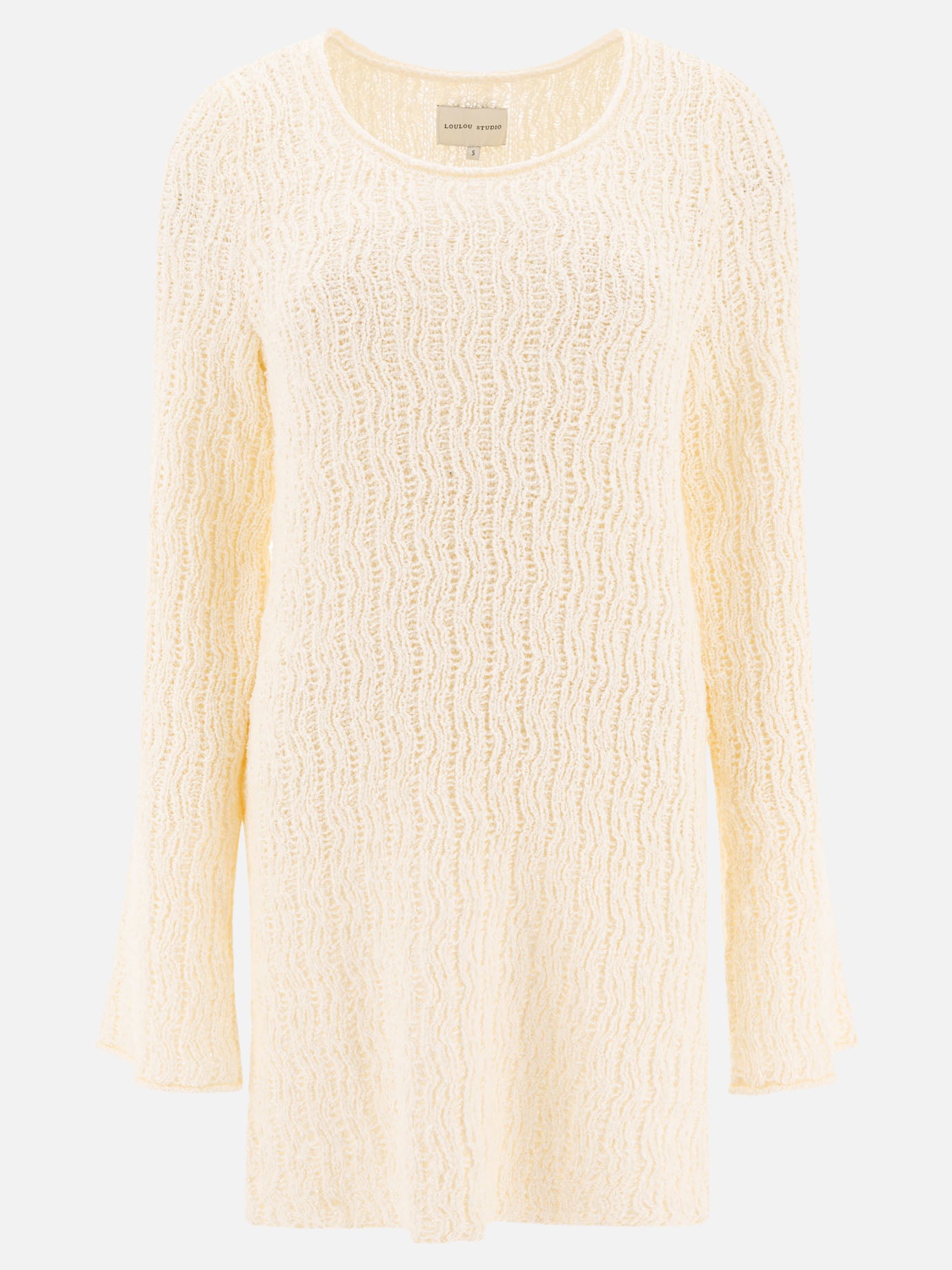 Mini dresses Embroidered  White - Loulou Studio Women | PDP | VIETTI Online Store | Zoom-Modal
