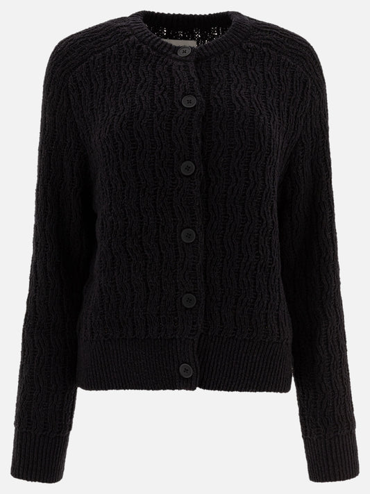 Cardigans Textured knit  Black - Loulou Studio Women | PDP | VIETTI Online Store 
