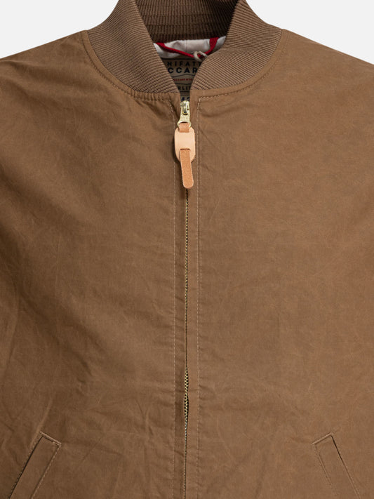 Bomber jackets Solid colour  Brown - Manifattura Ceccarelli Men | PLP | VIETTI Online Store | 2
