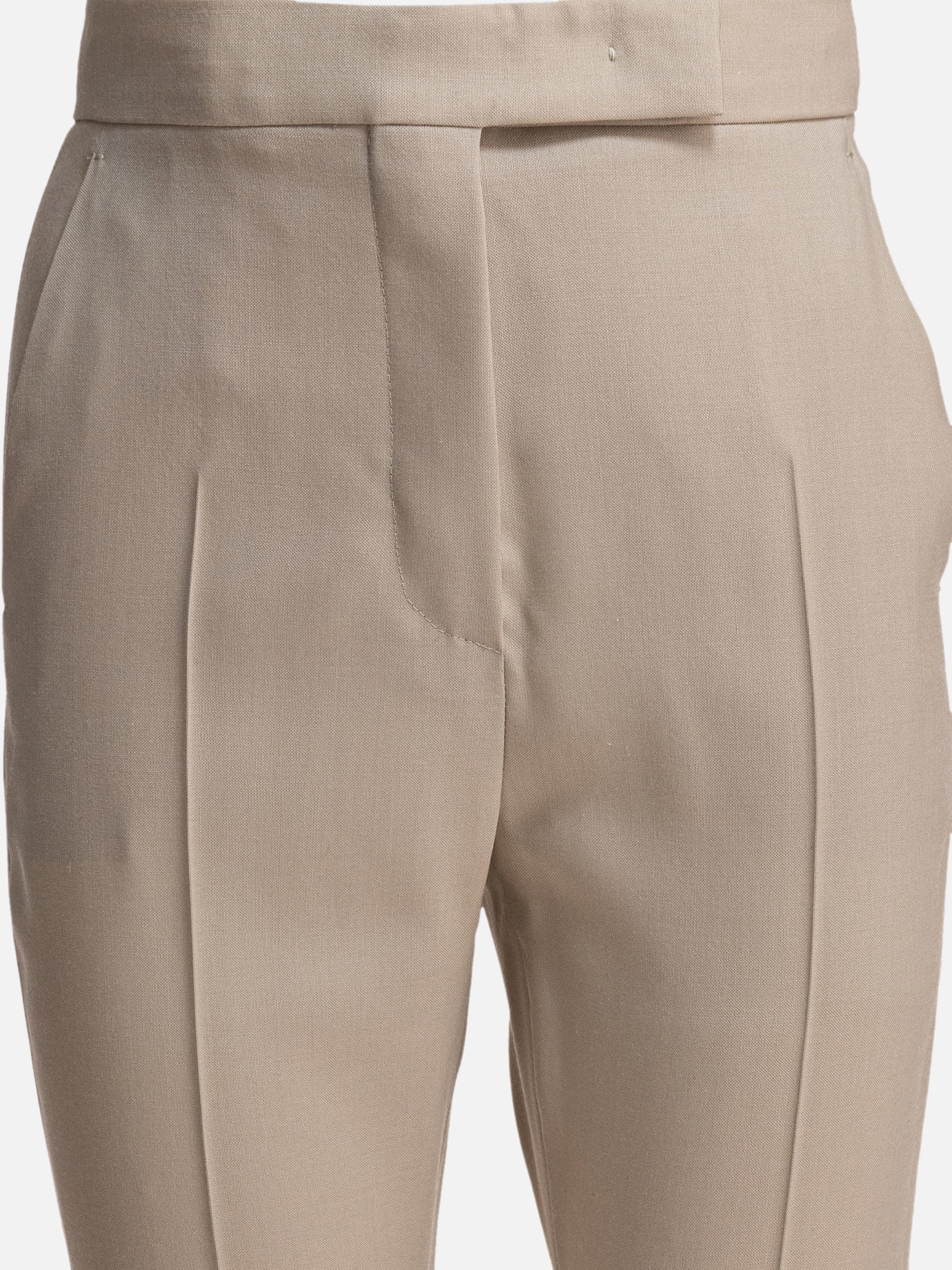 Max Mara Straight-leg trousers Beige