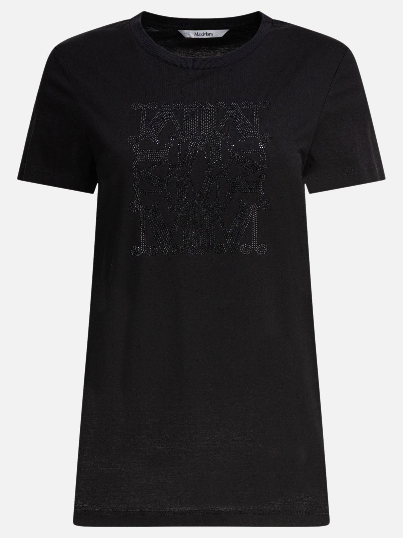 Crewneck t-shirts Logo  Black - Max Mara Women | PDP | VIETTI Online Store | Zoom-Modal
