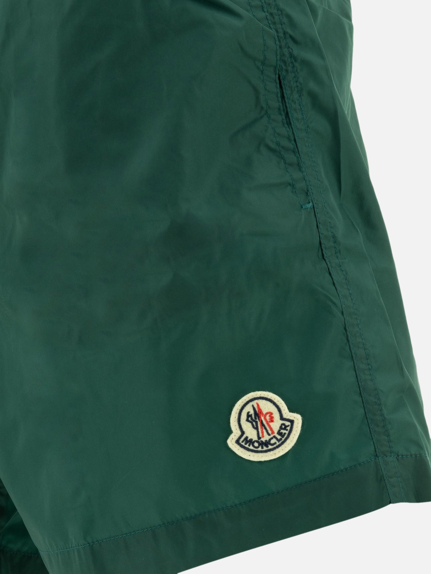 Moncler Swim shorts with logo Green