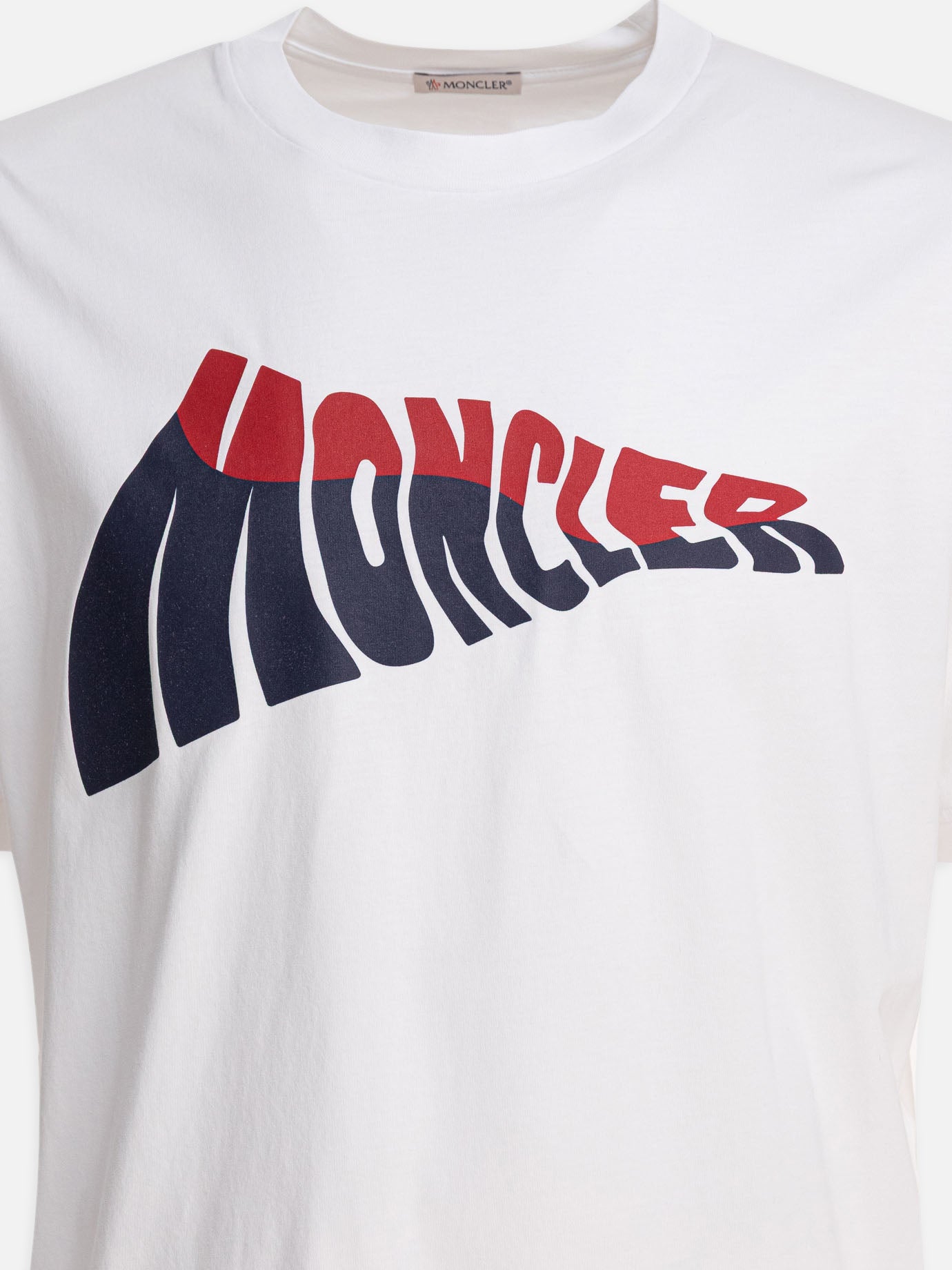 Crewneck t-shirts Logo  White - Moncler Men | PDP | VIETTI Online Store | Zoom-Modal_3
