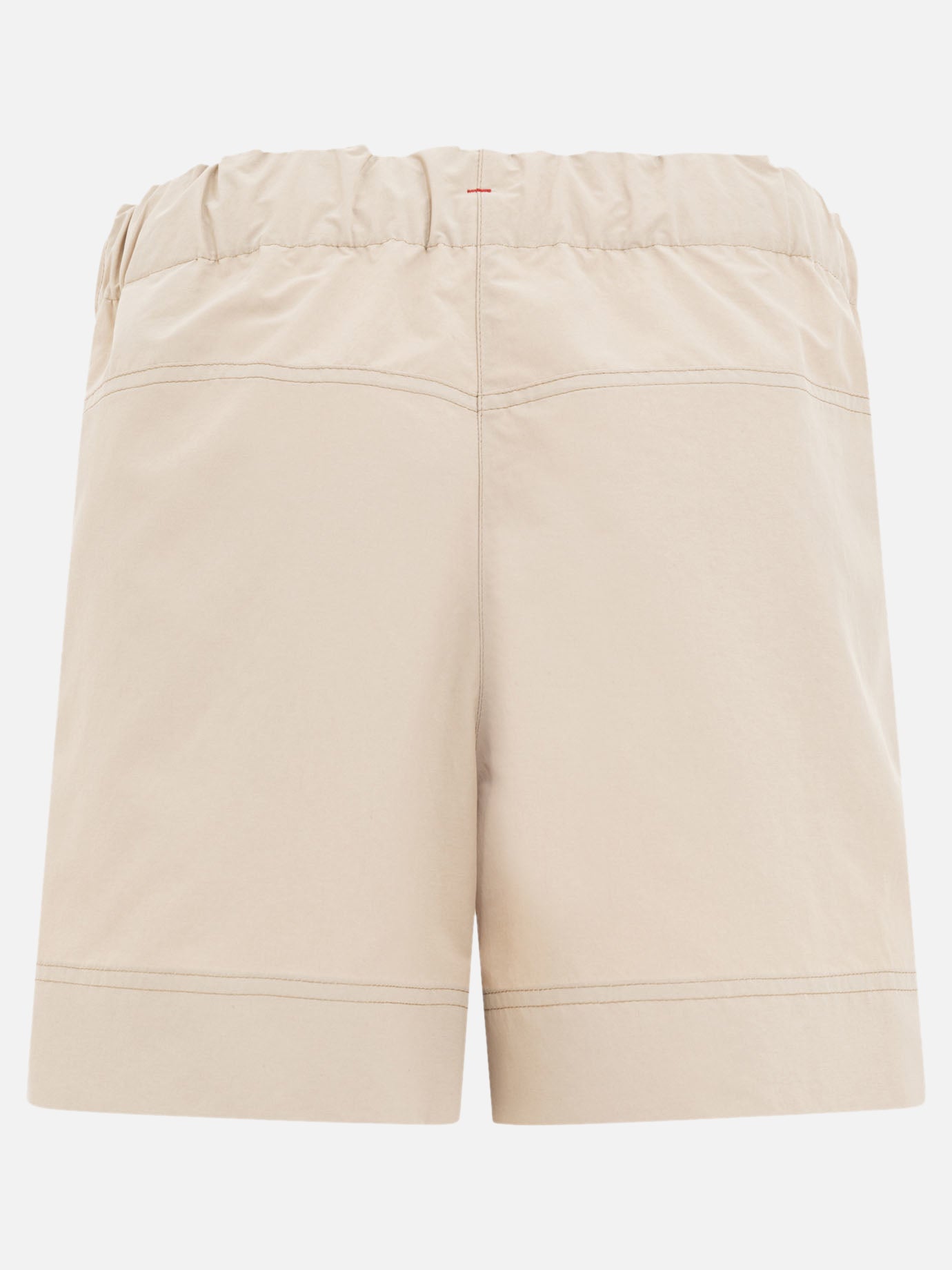 Moncler Grenoble Shorts in technical froissé Beige