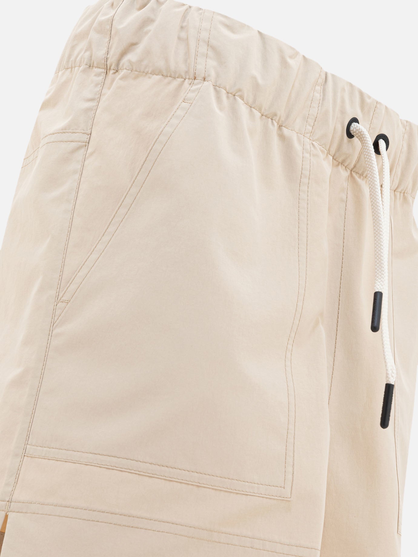 Moncler Grenoble Shorts in technical froissé 10087919_XS Beige thumbnail_4