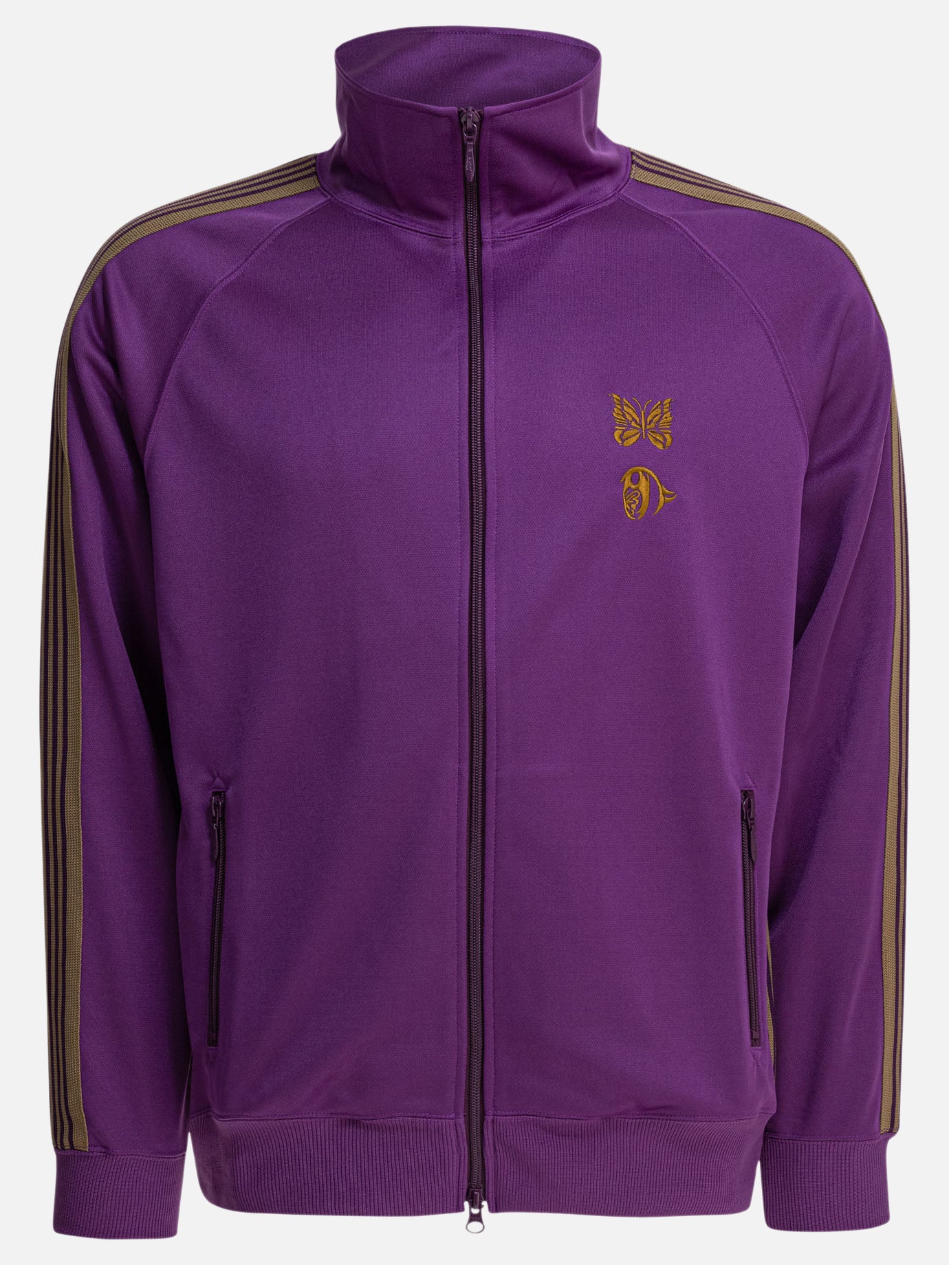 Full zip sweatshirts Solid colour  Purple - Needles Men | PDP | VIETTI Online Store | thumbnail