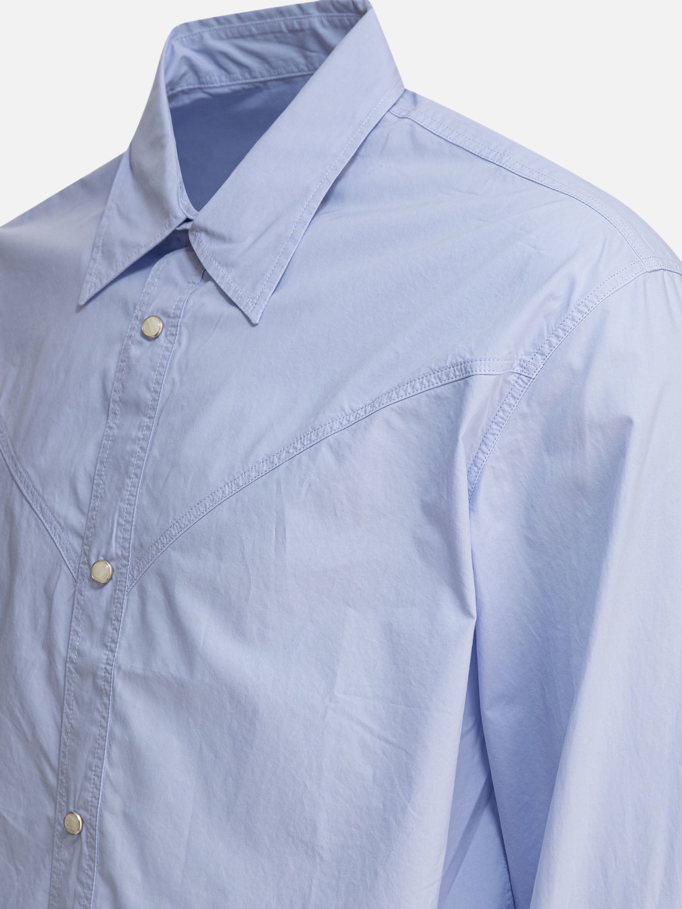 Casual shirts Solid colour  Light blue - NN.07 Men | PDP | VIETTI Online Store | thumbnail_4