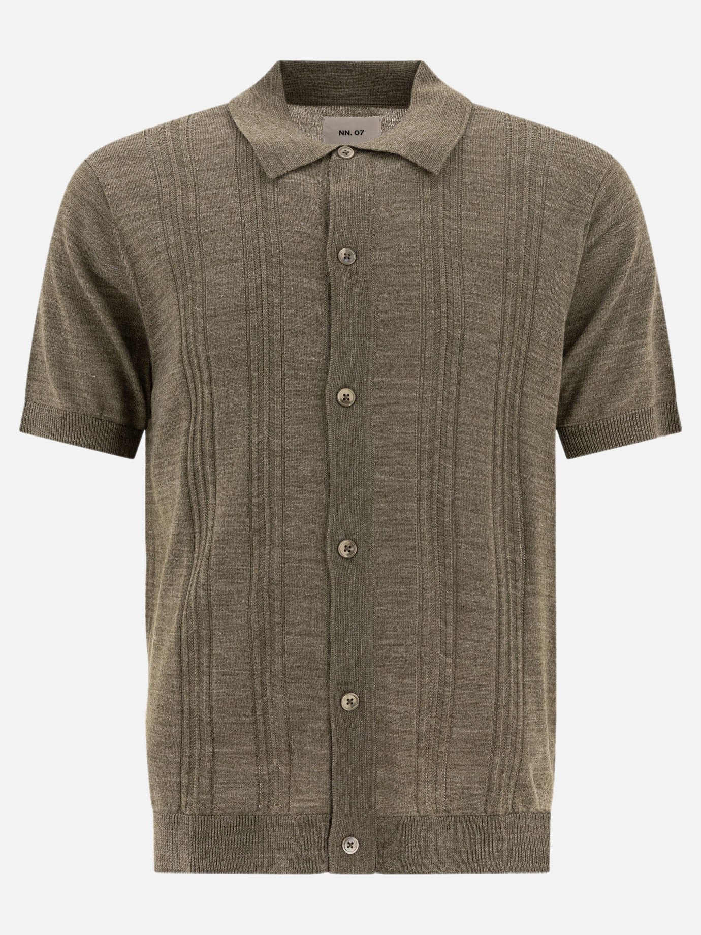 Casual shirts Solid colour  Green - NN.07 Men | PDP | VIETTI Online Store | thumbnail