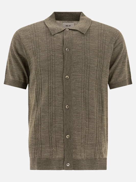 Casual shirts Solid colour  Green - NN.07 Men | PLP | VIETTI Online Store 
