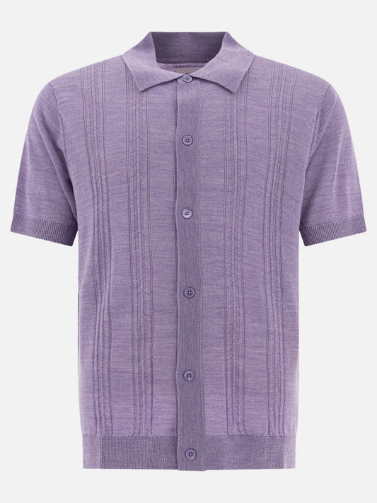 Casual shirts Solid colour  Purple - NN.07 Men | PLP | VIETTI Online Store 
