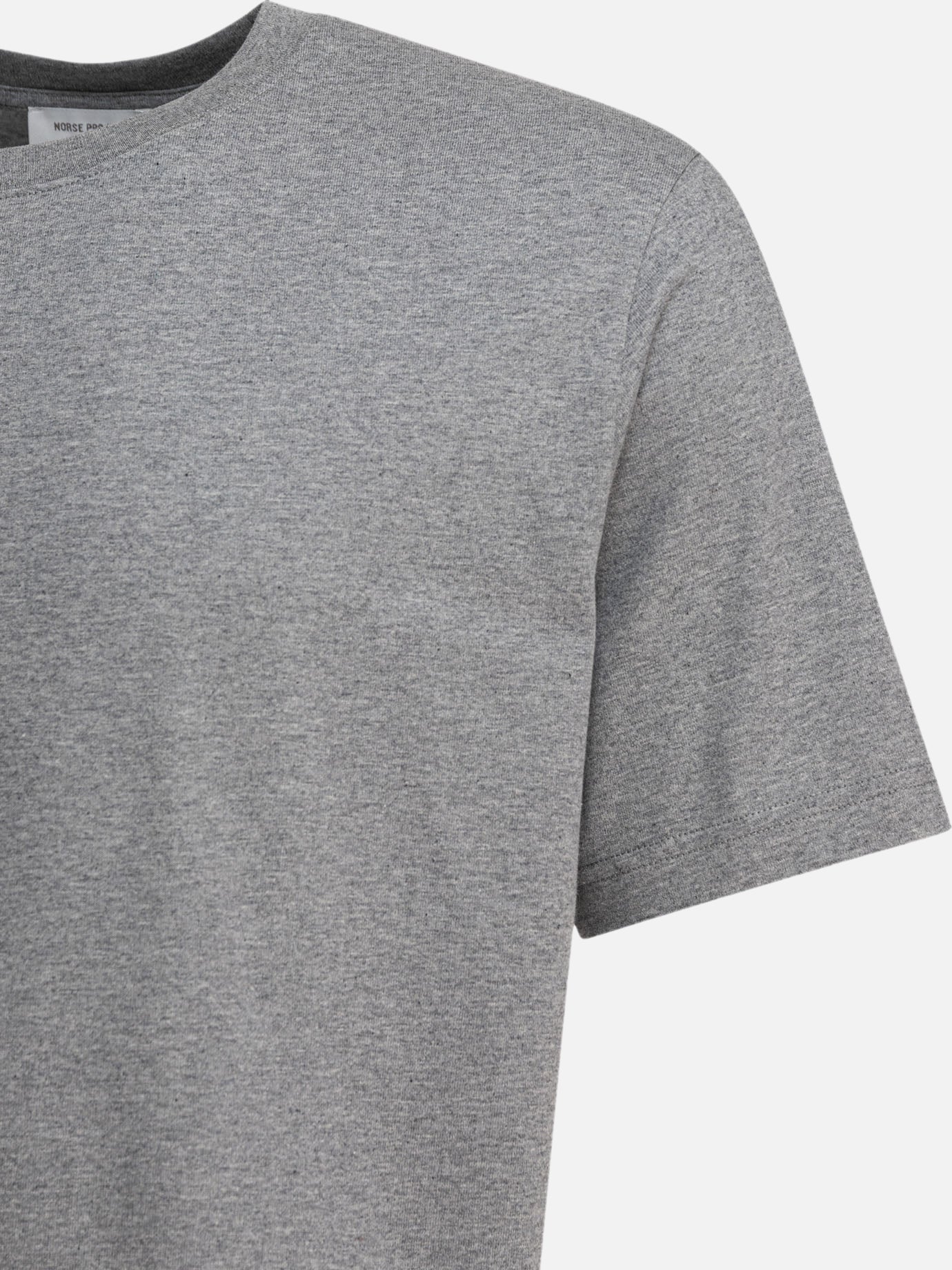 Crewneck t-shirts Solid colour  Grey - Norse Projects Men | PDP | VIETTI Online Store | thumbnail_4