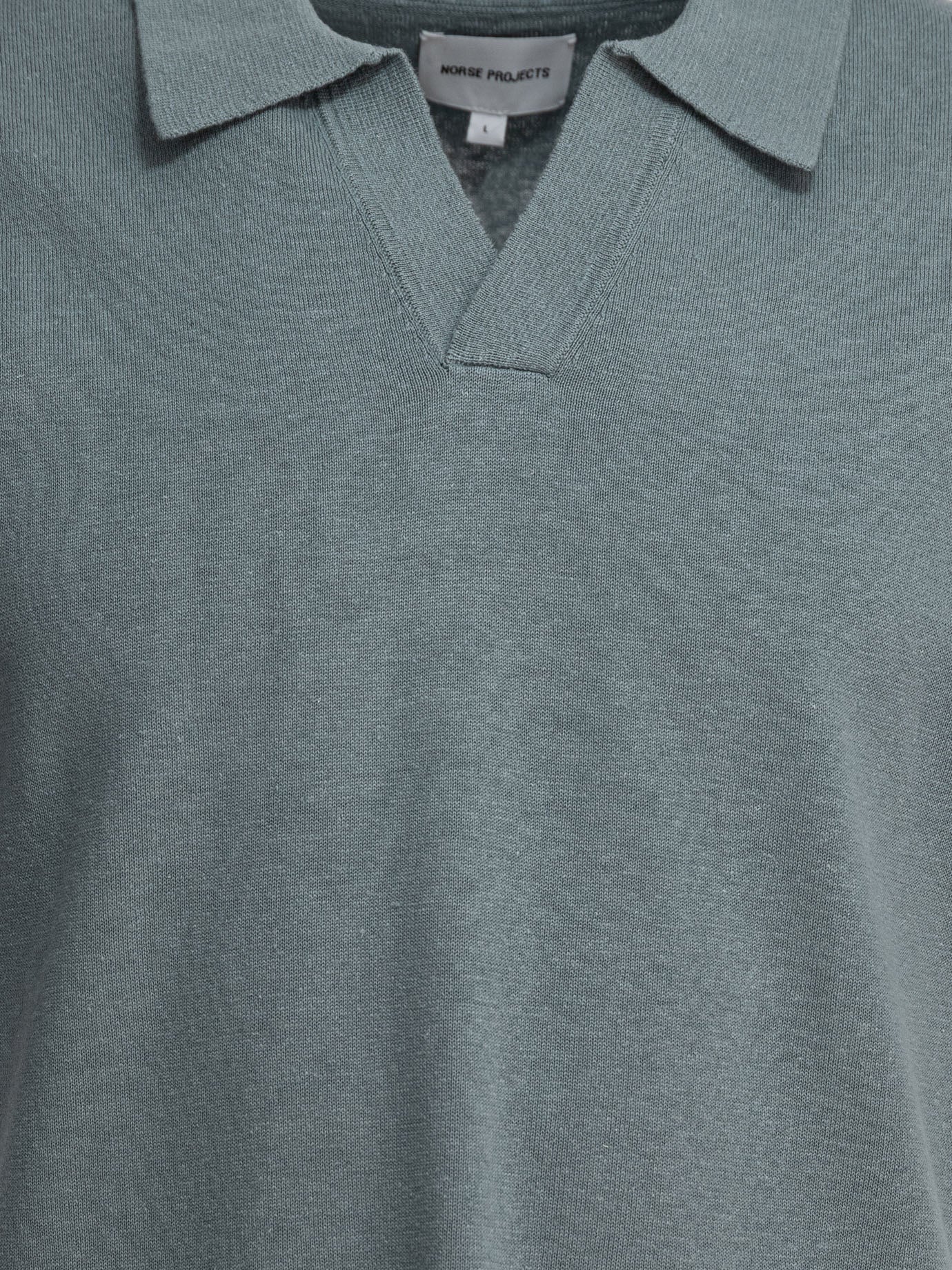 Polo shirts without buttons Solid colour  Blue - Norse Projects Men | PDP | VIETTI Online Store | thumbnail_3