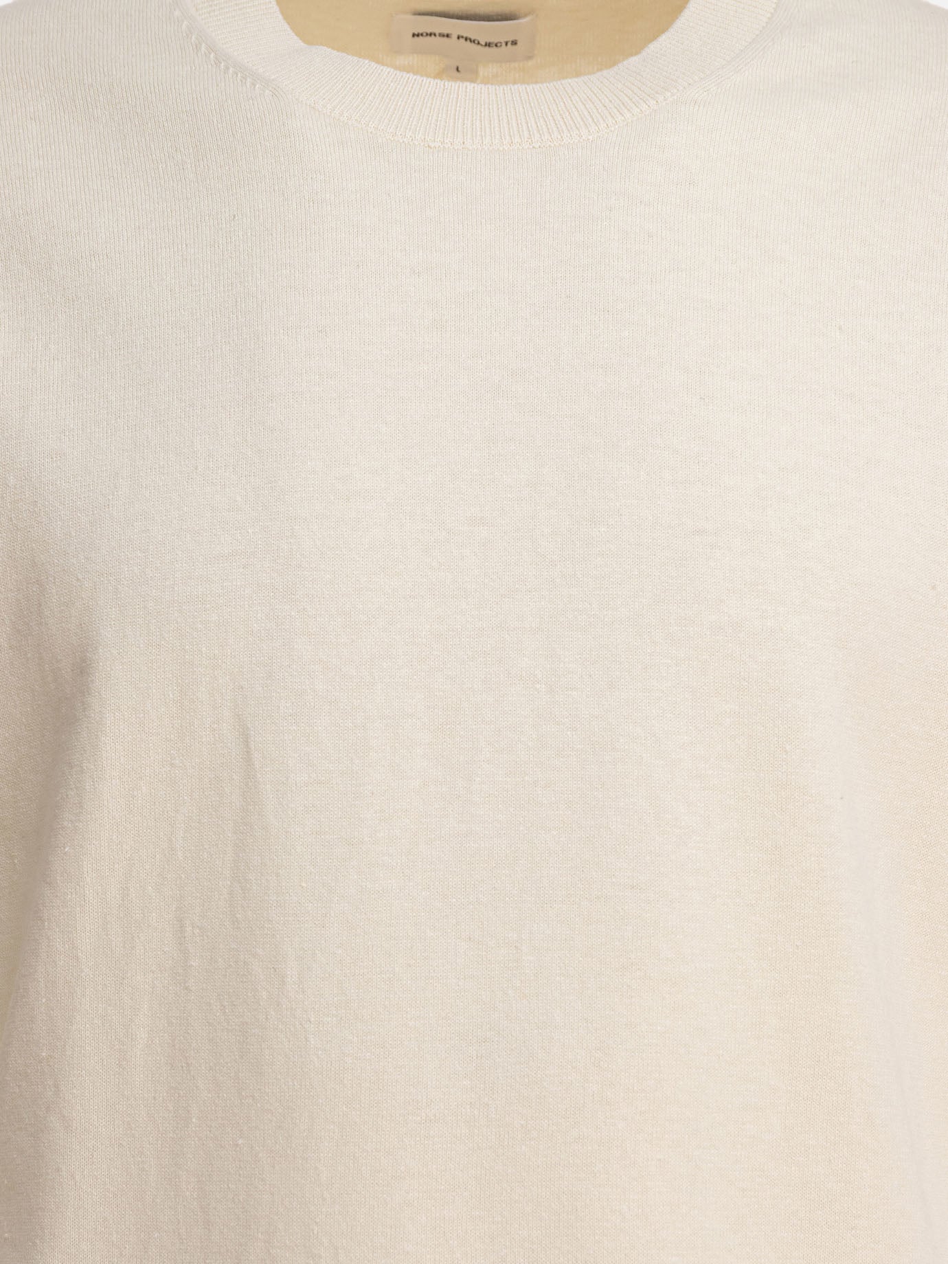 Crewneck t-shirts Solid colour  Beige - Norse Projects Men | PDP | VIETTI Online Store | thumbnail_3