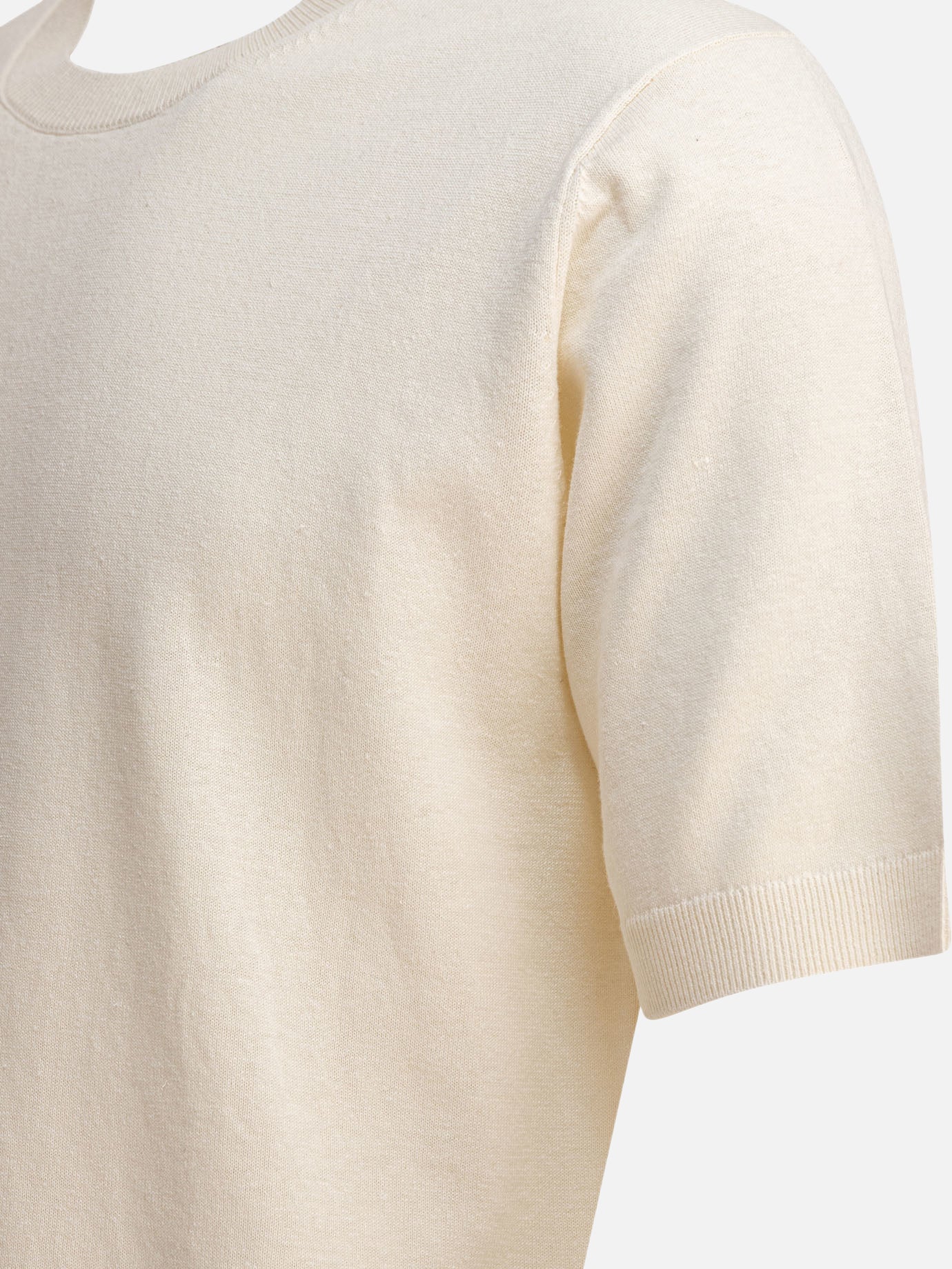Crewneck t-shirts Solid colour  Beige - Norse Projects Men | PDP | VIETTI Online Store | thumbnail_4