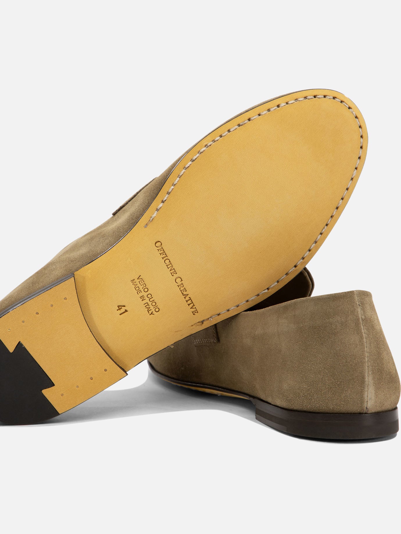 Loafers 100% leather - 100% leather  Brown - Officine Creative Men | PDP | VIETTI Online Store | Zoom-Modal_5
