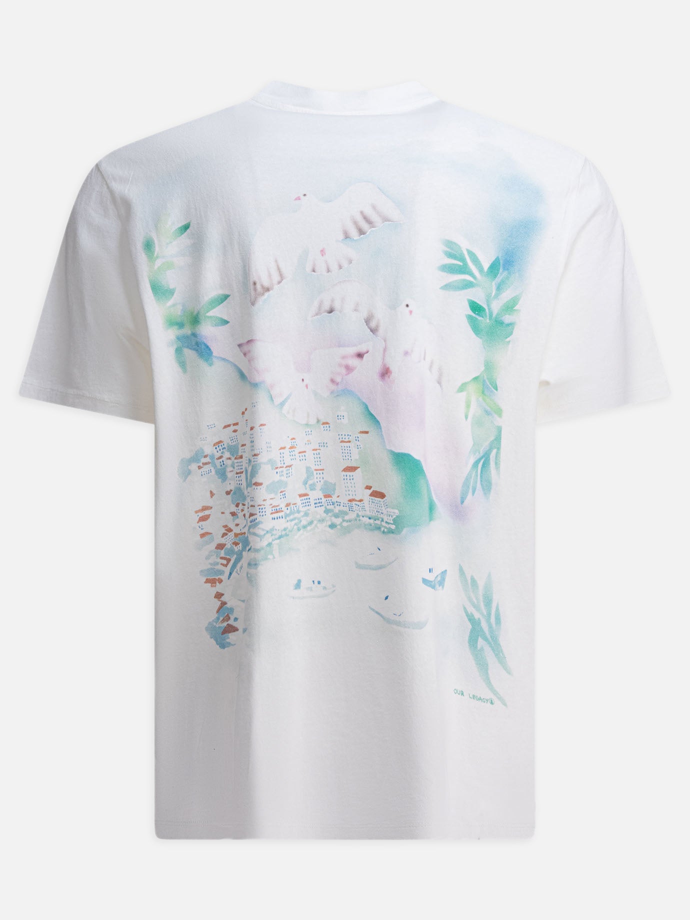 Crewneck t-shirts Print  White - Our Legacy Men | PDP | VIETTI Online Store | Zoom-Modal_2
