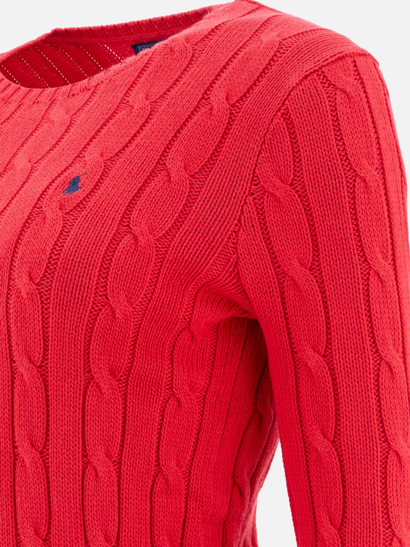 Crewneck sweaters Solid colour  Red - Polo Ralph Lauren Women | PDP | VIETTI Online Store | thumbnail_4
