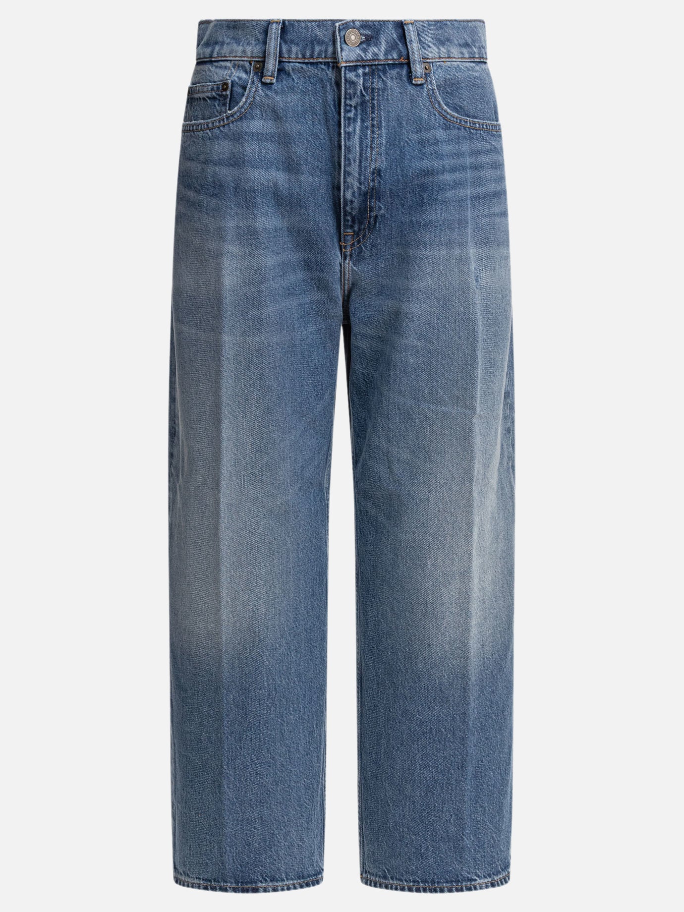 Wide-leg jeans Denim  Light blue - Polo Ralph Lauren Women | PDP | VIETTI Online Store | thumbnail