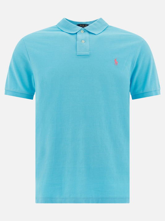 Polo Ralph Lauren Pique polo shirt 12535107_S Light blue 1