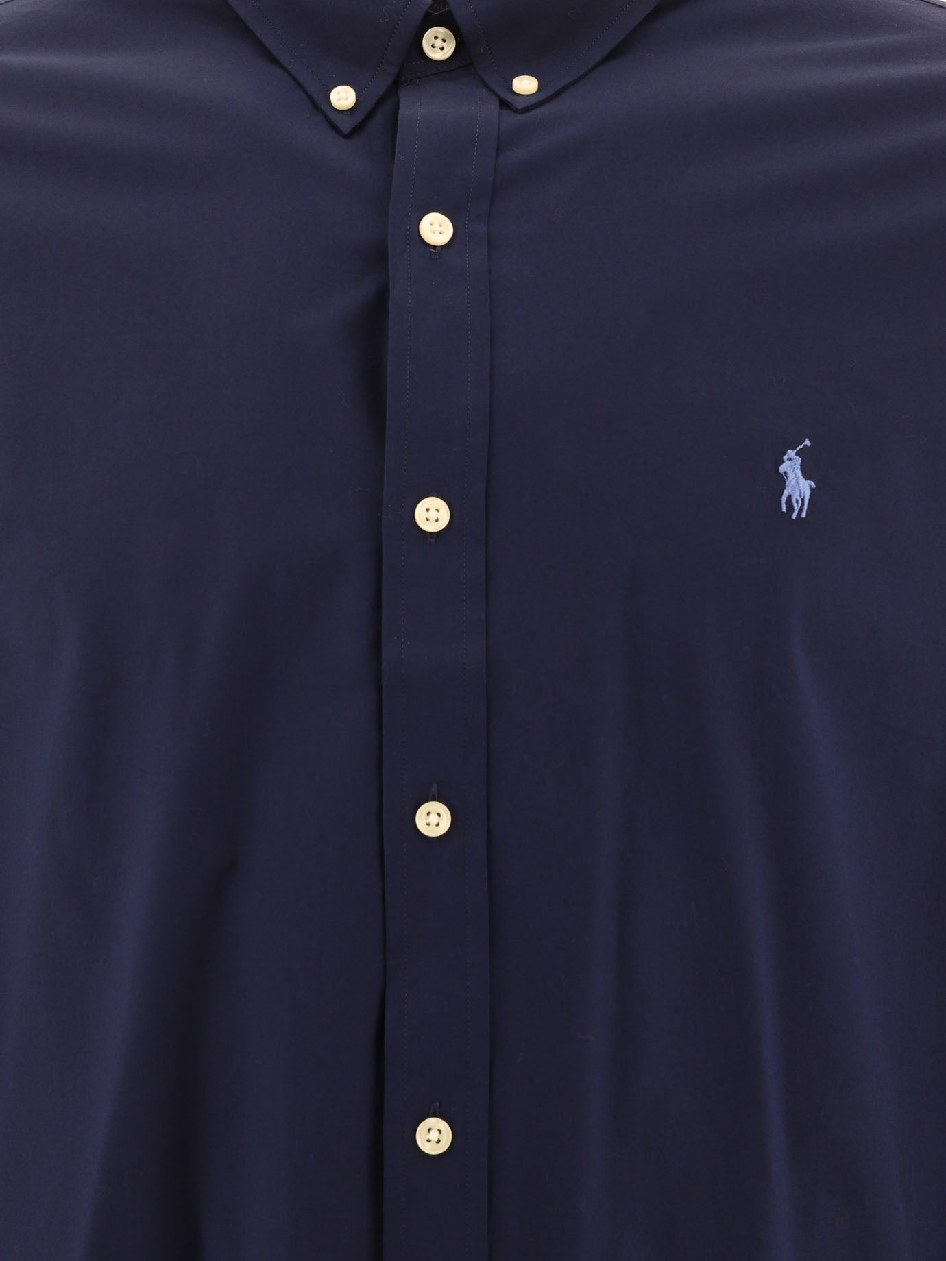 Polo Ralph Lauren Slim-fit stretch poplin shirt Blue