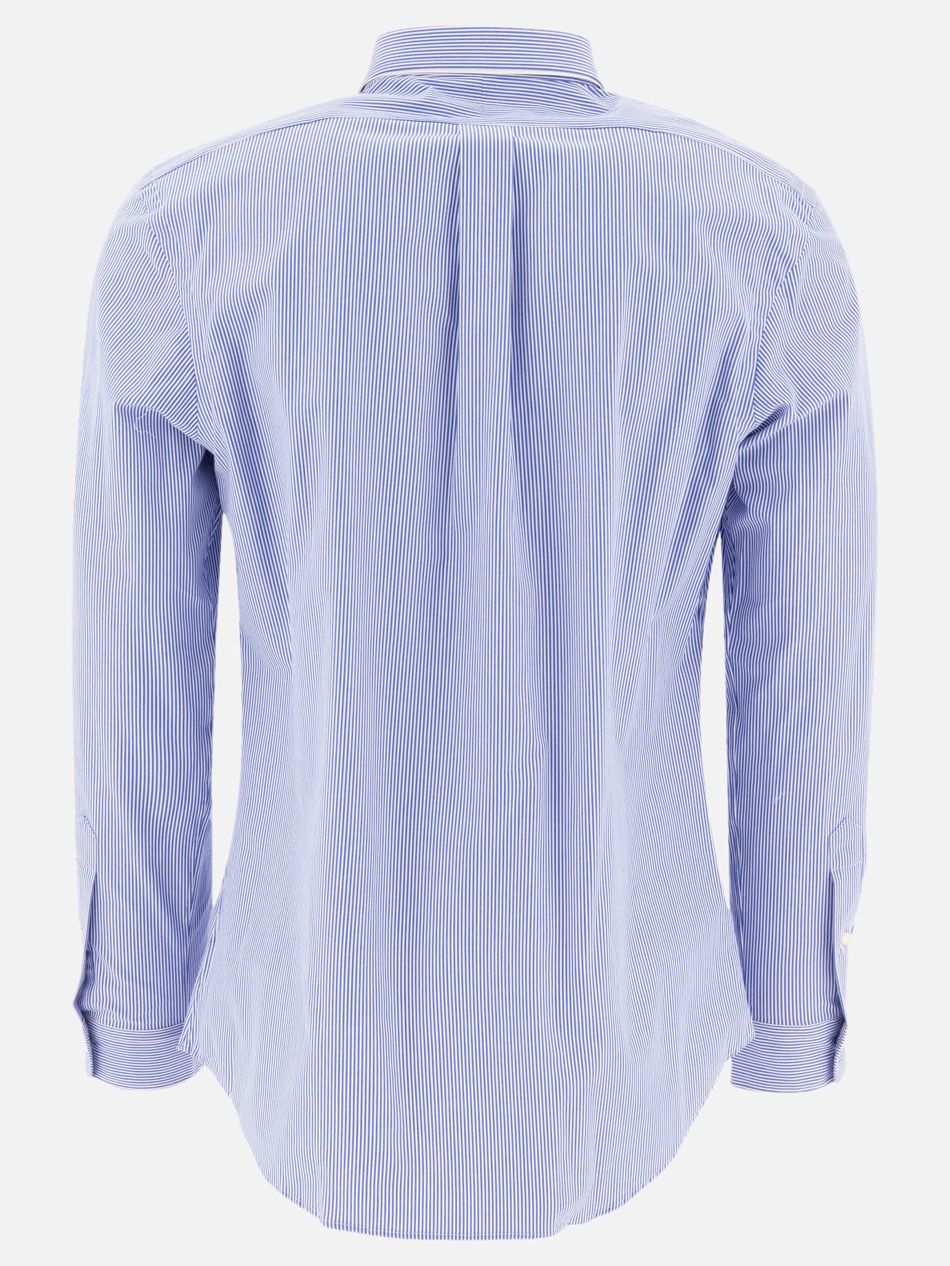 Polo Ralph Lauren Striped stretch poplin shirt 18638353_S Blue thumbnail_2
