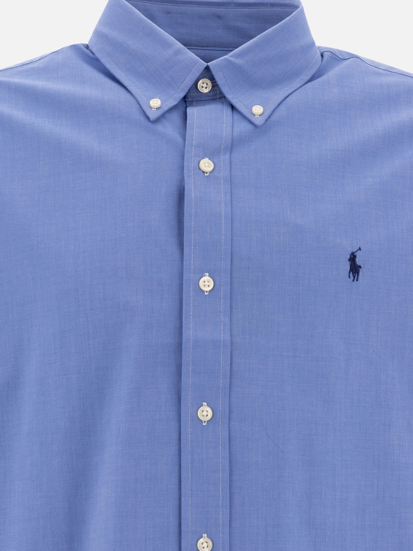 Casual shirts Solid colour  Blue - Polo Ralph Lauren Men | PDP | VIETTI Online Store | thumbnail_3