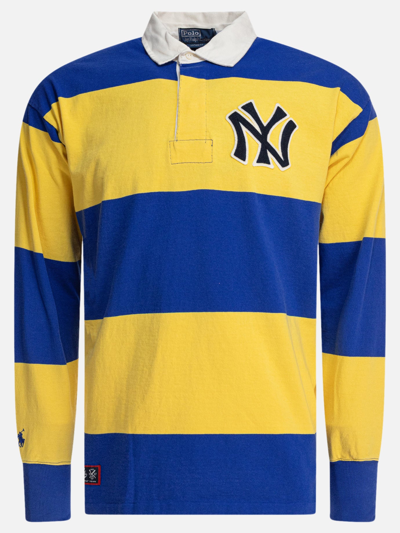 Polo shirts with buttons Striped  Yellow - Polo Ralph Lauren Men | PDP | VIETTI Online Store | Zoom-Modal
