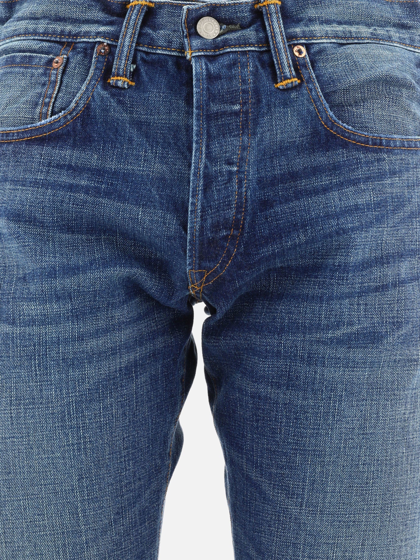 Straight-leg jeans Solid colour  Blue - RRL by Ralph Lauren Men | PDP | VIETTI Online Store | Zoom-Modal_3
