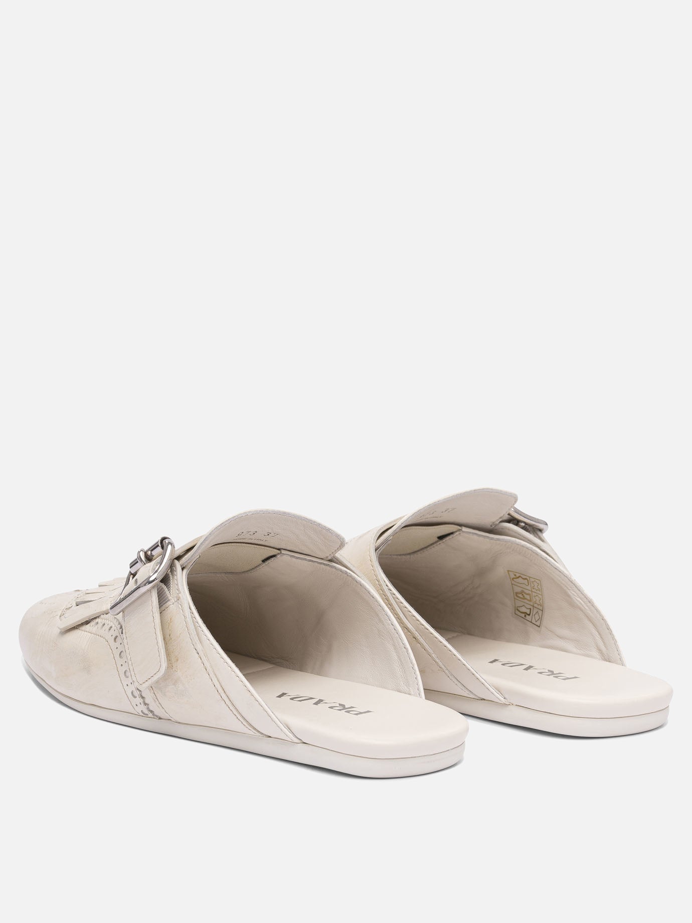 Prada &quot;Shuffle&quot; sabot 16748293_37½ Beige thumbnail_4