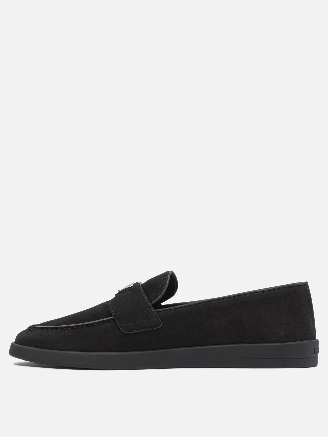 Loafers 100% calf leather - 100% rubber  Black - Prada Men | PDP | VIETTI Online Store | thumbnail_3