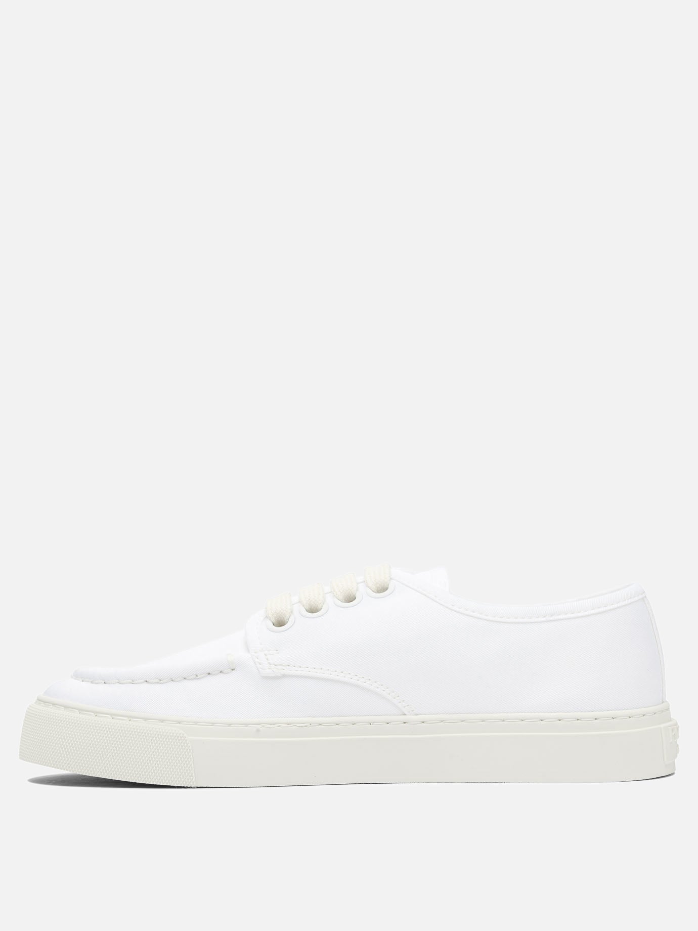 Low top sneakers 100% fabric - 100% rubber  White - Prada Men | PDP | VIETTI Online Store | Zoom-Modal_3
